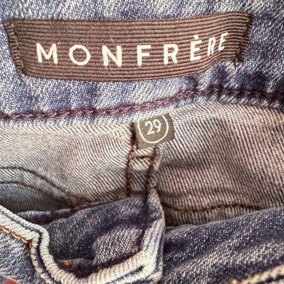 Monfrere Men's Greyson Distressed Skinny Jeans Size 29 NWT - Picture 3 of 6